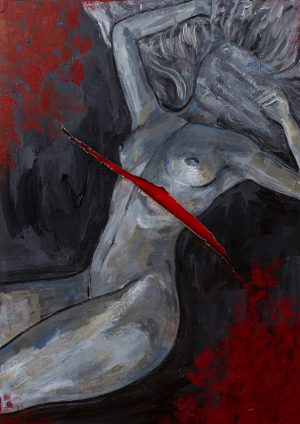 Tempera and acrylic on canvas